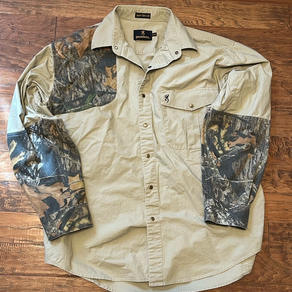 Browning Camo Accent Button-Up Shirt